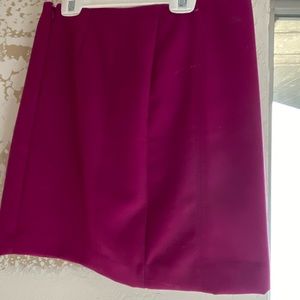 Fuchsia Ann Taylor Loft Skirt